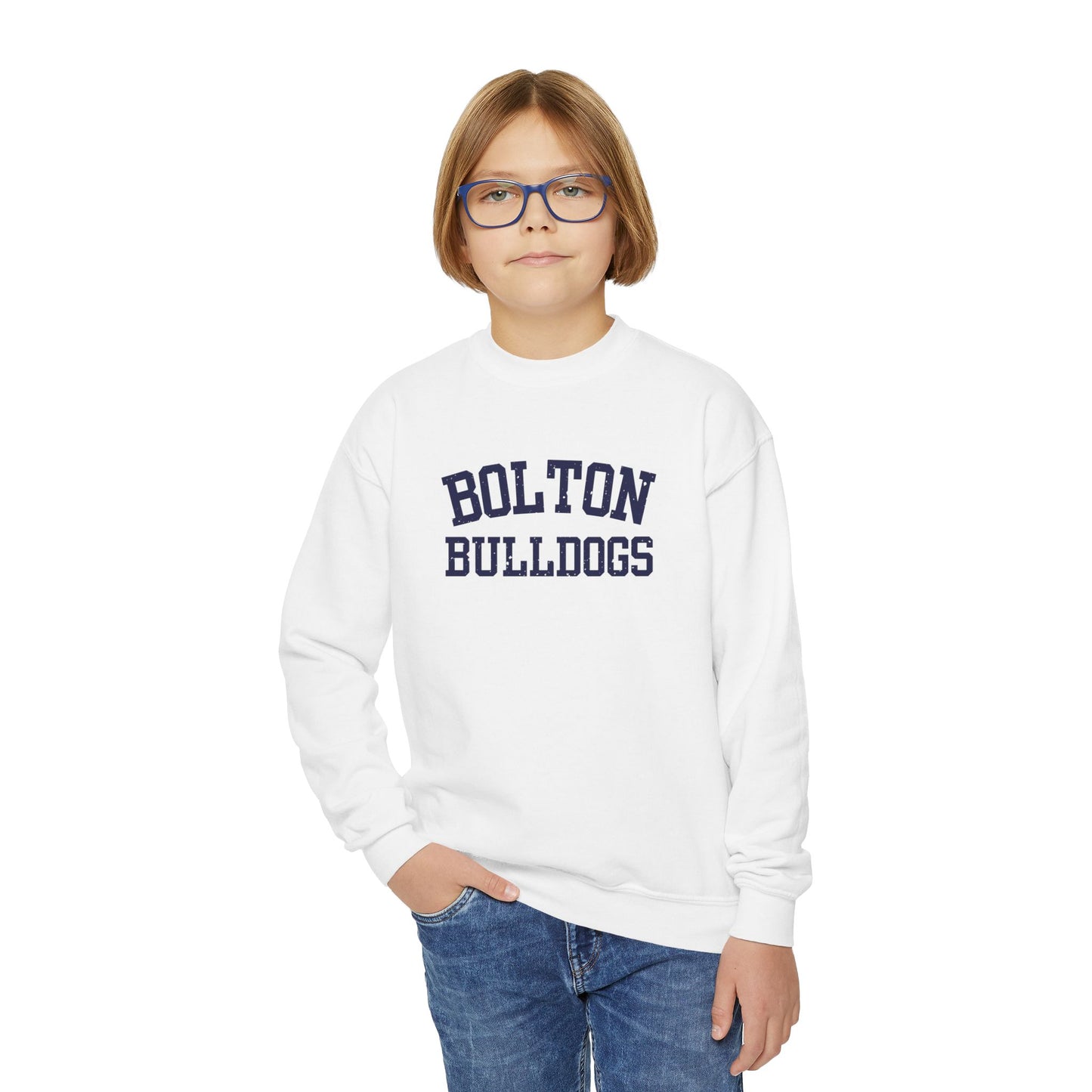 Vintage Bolton Bulldogs Kids Sweatshirt