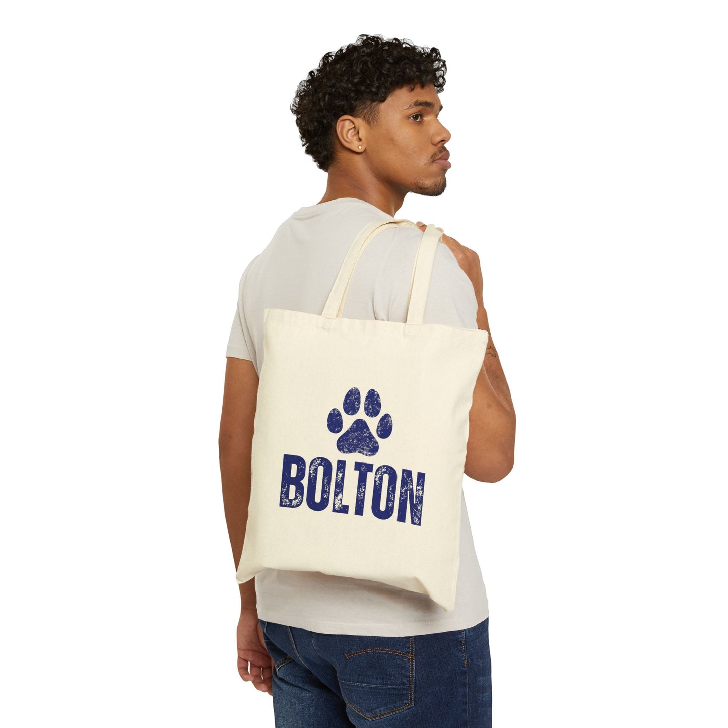 Vintage Bolton Paw Tote Bag