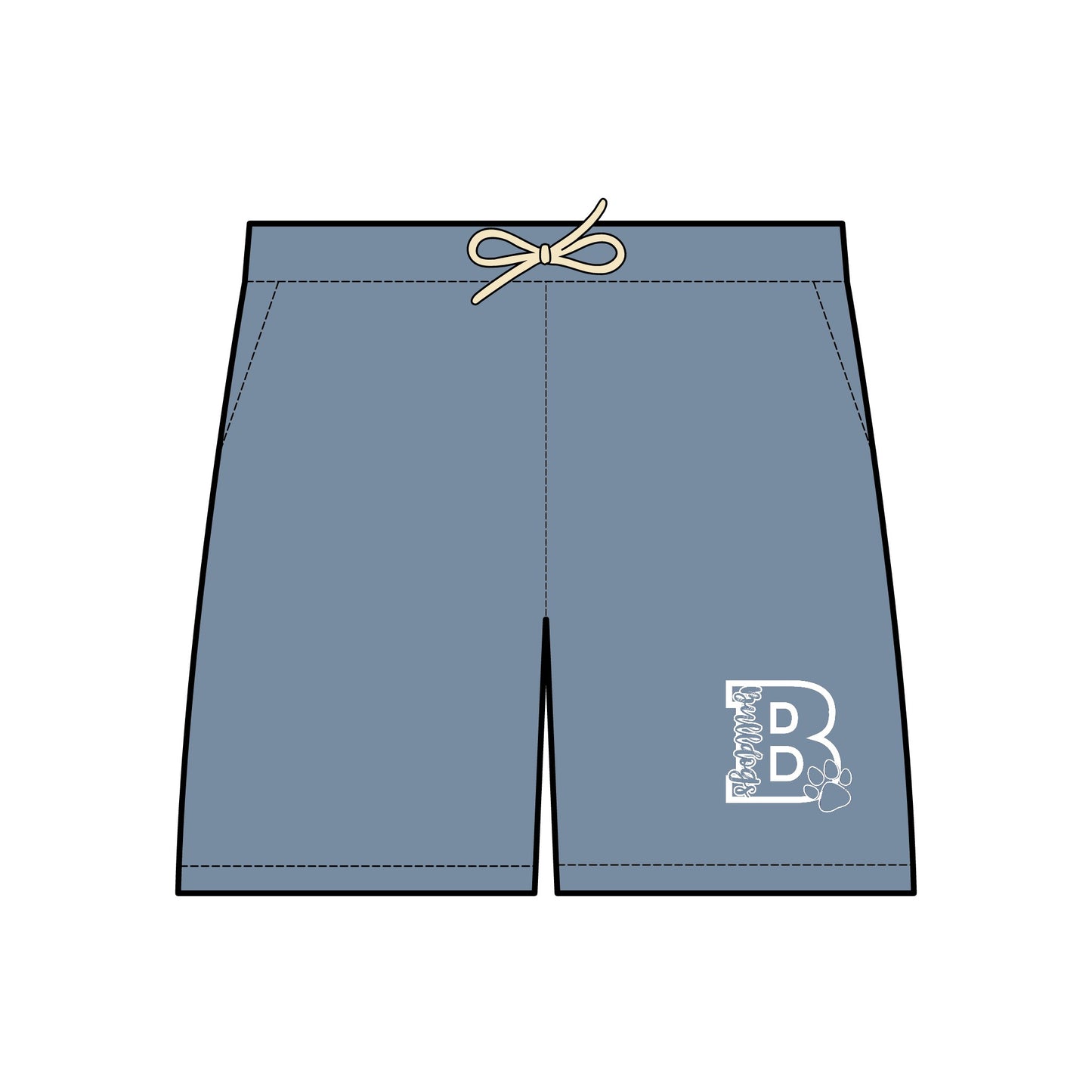 Big "B" Bulldog Fleece Shorts