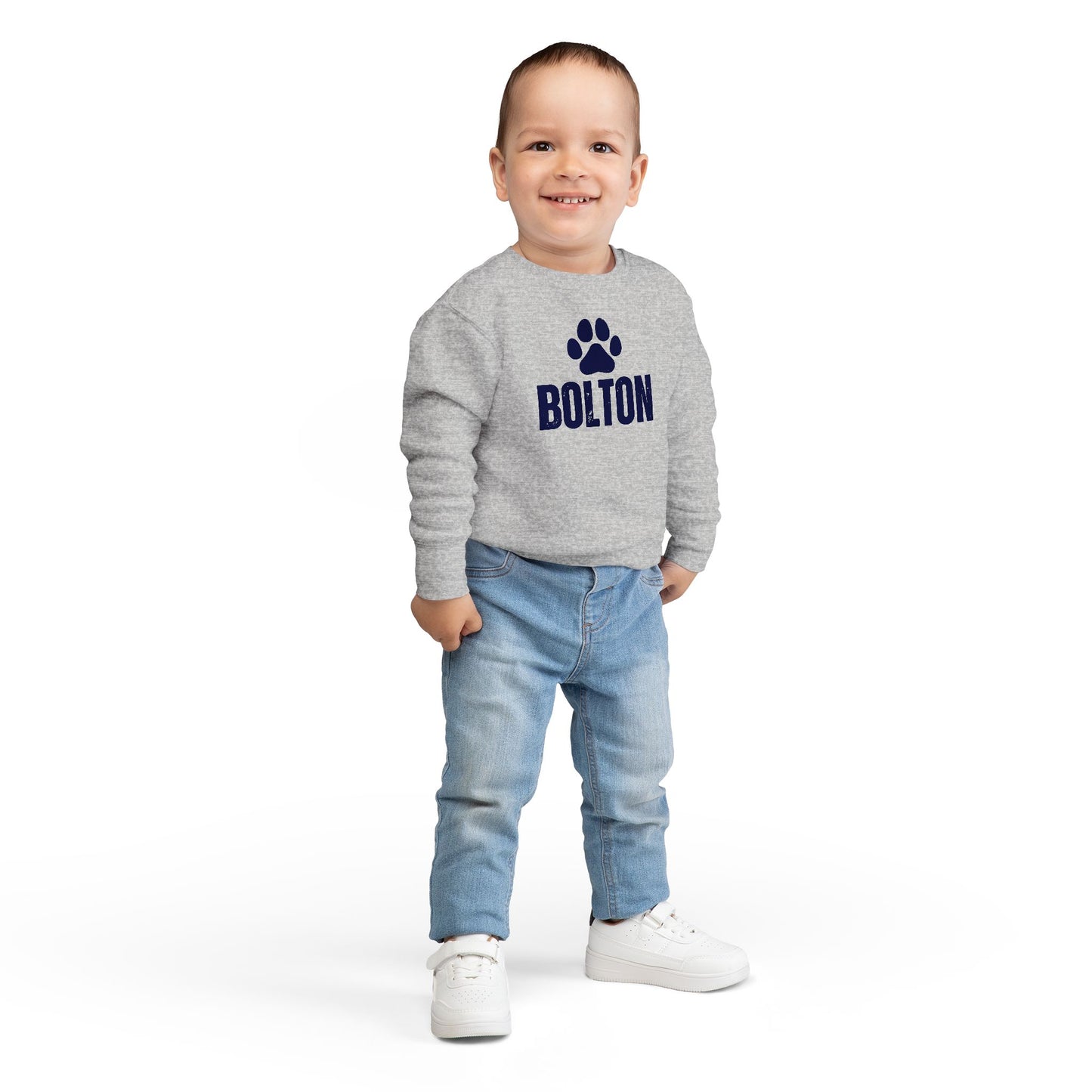 Vintage Bolton Paw Toddler Sweatshirt