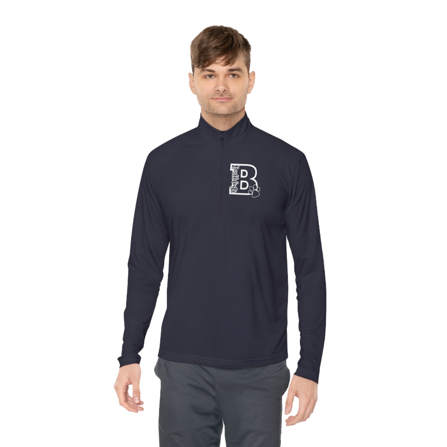 Big "B" Bulldog Quarter-Zip Pullover