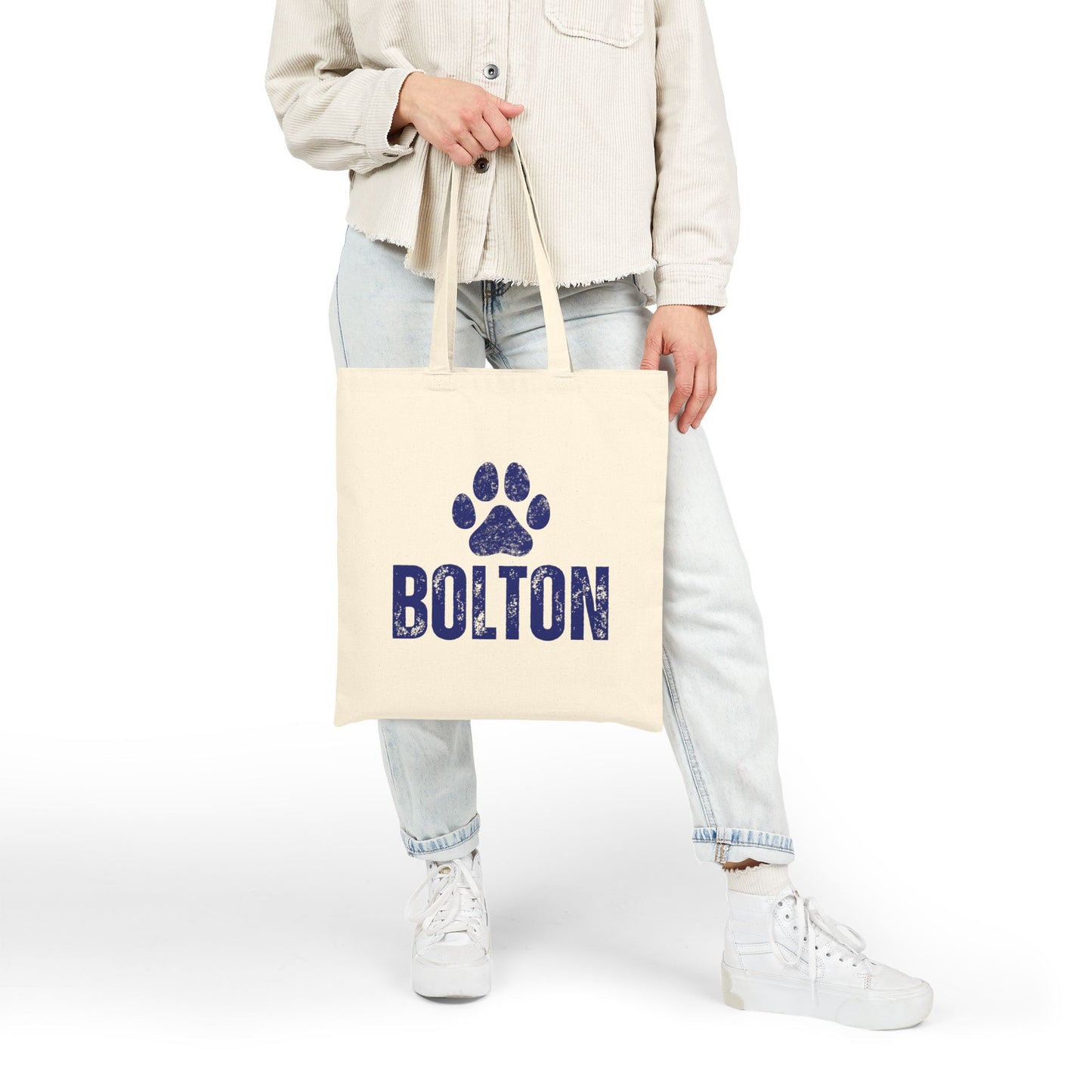 Vintage Bolton Paw Tote Bag