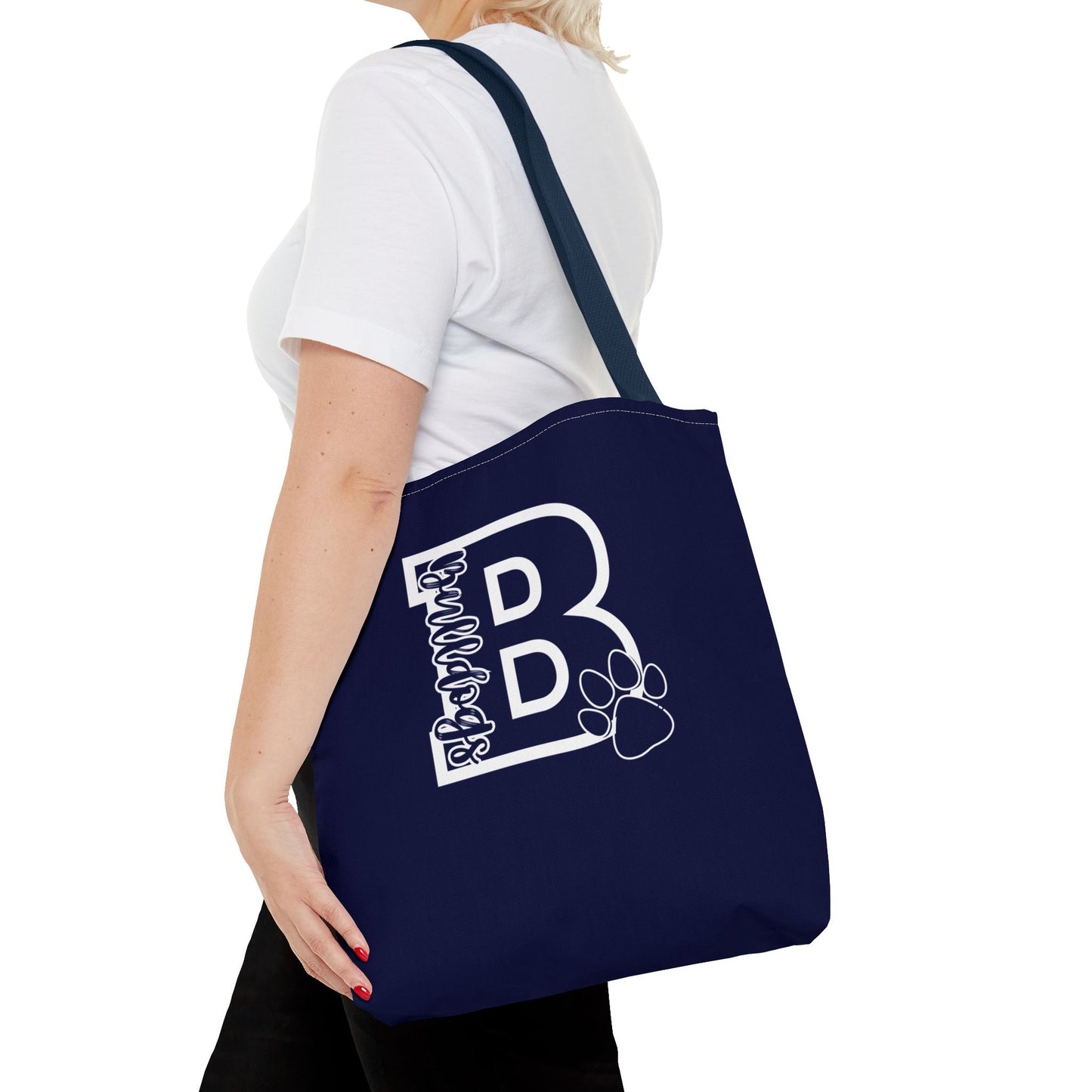 Big "B" Bulldogs Blue Tote Bag