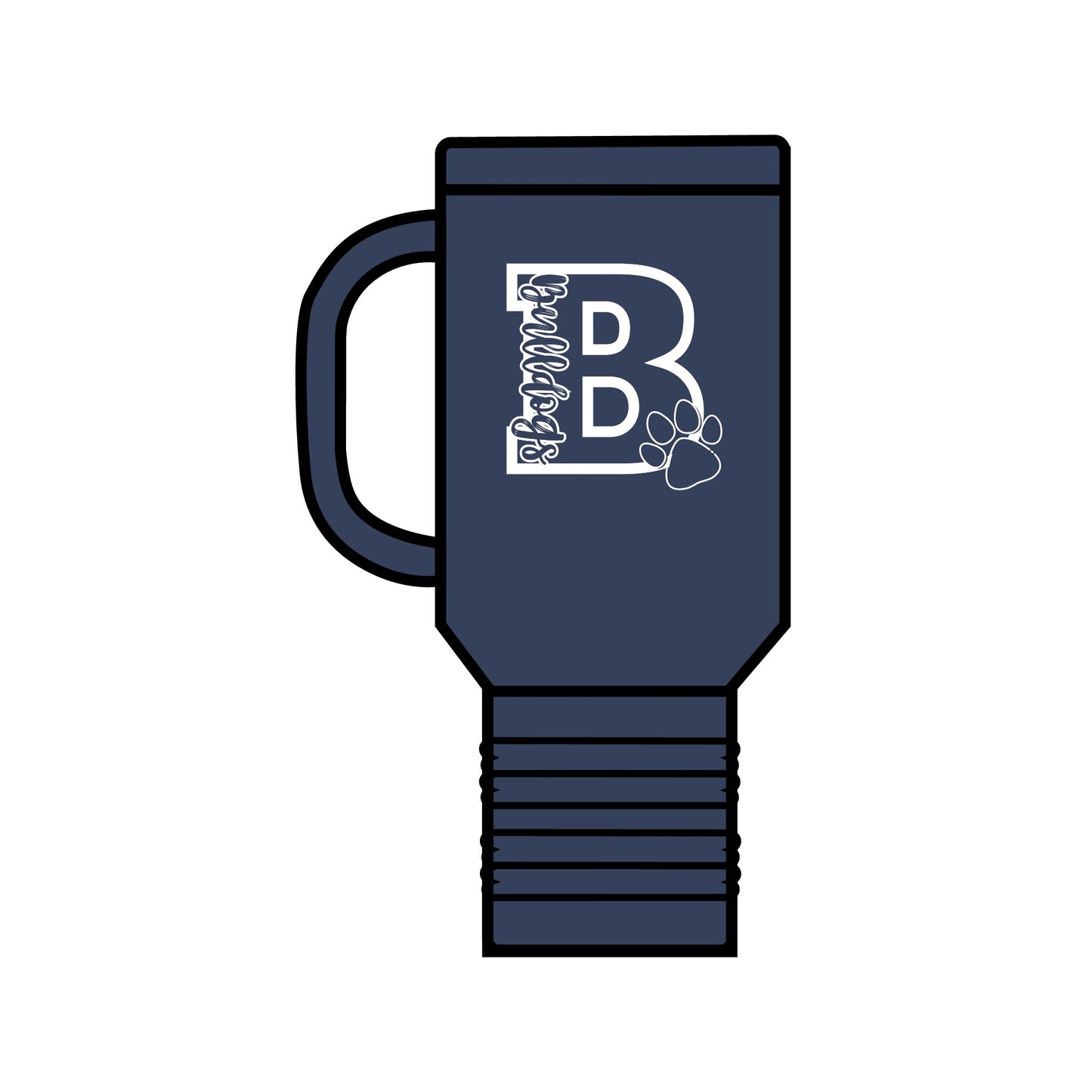 Big "B" Bulldogs Travel Mug, 40oz