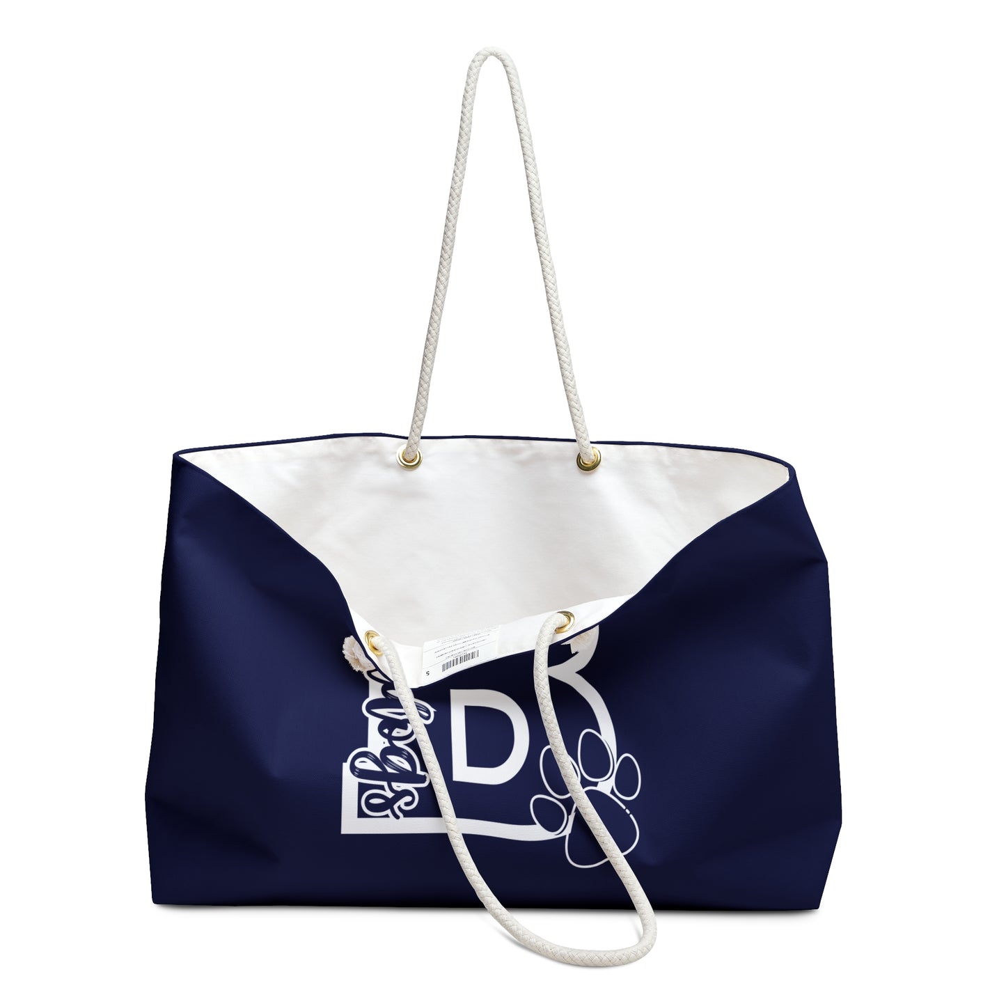 Big "B" Bulldogs Blue Weekender Bag