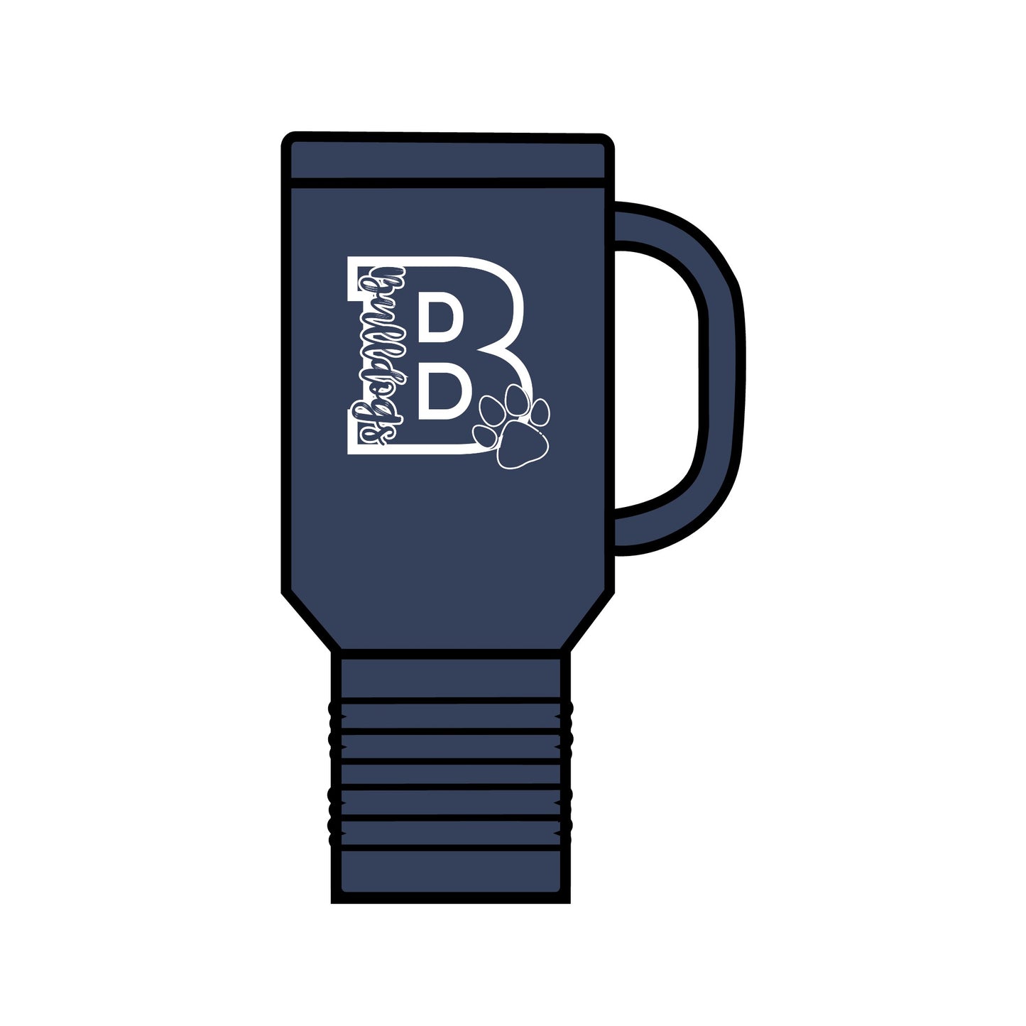 Big "B" Bulldogs Travel Mug, 40oz