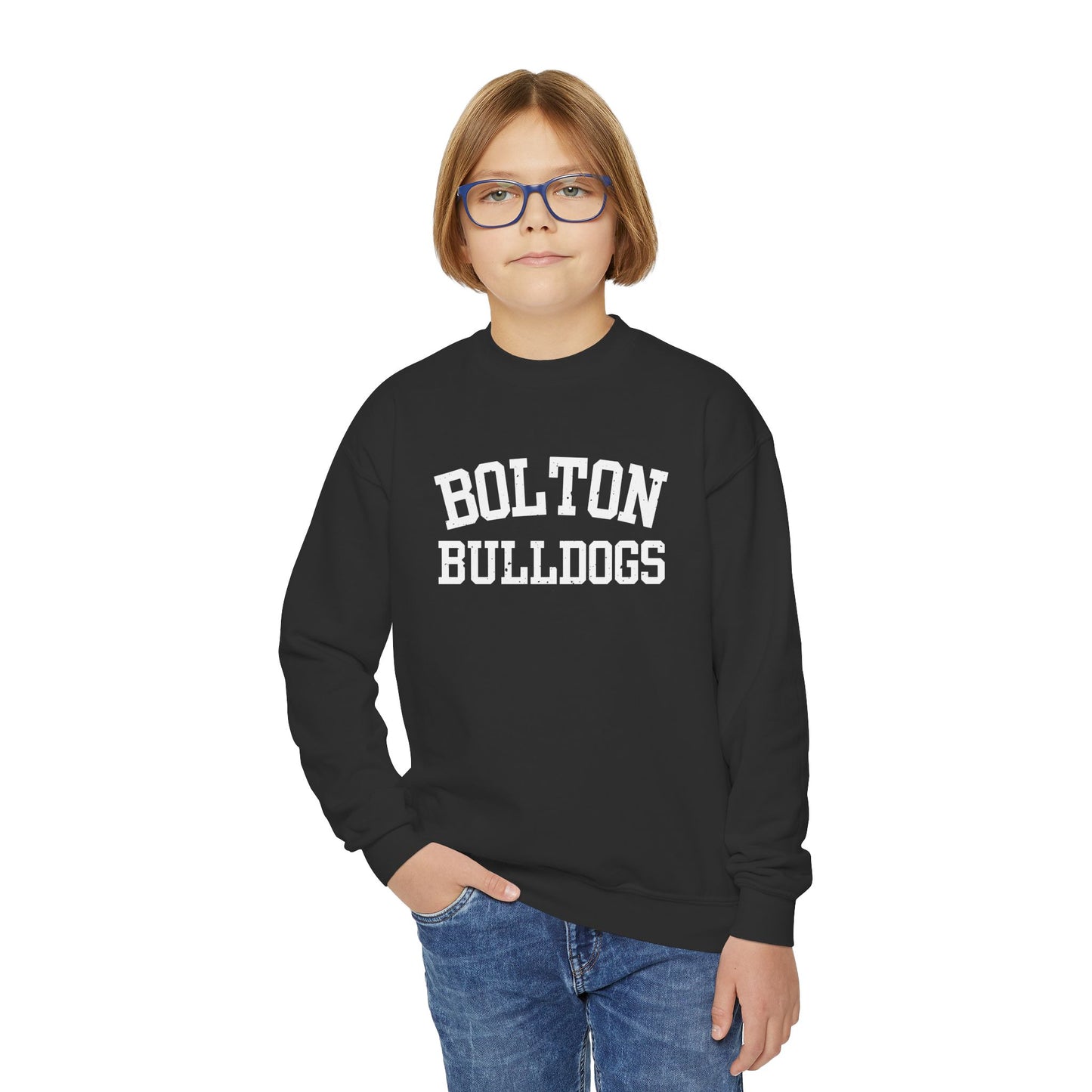 Kids Vintage Bolton Bulldogs Sweatshirt