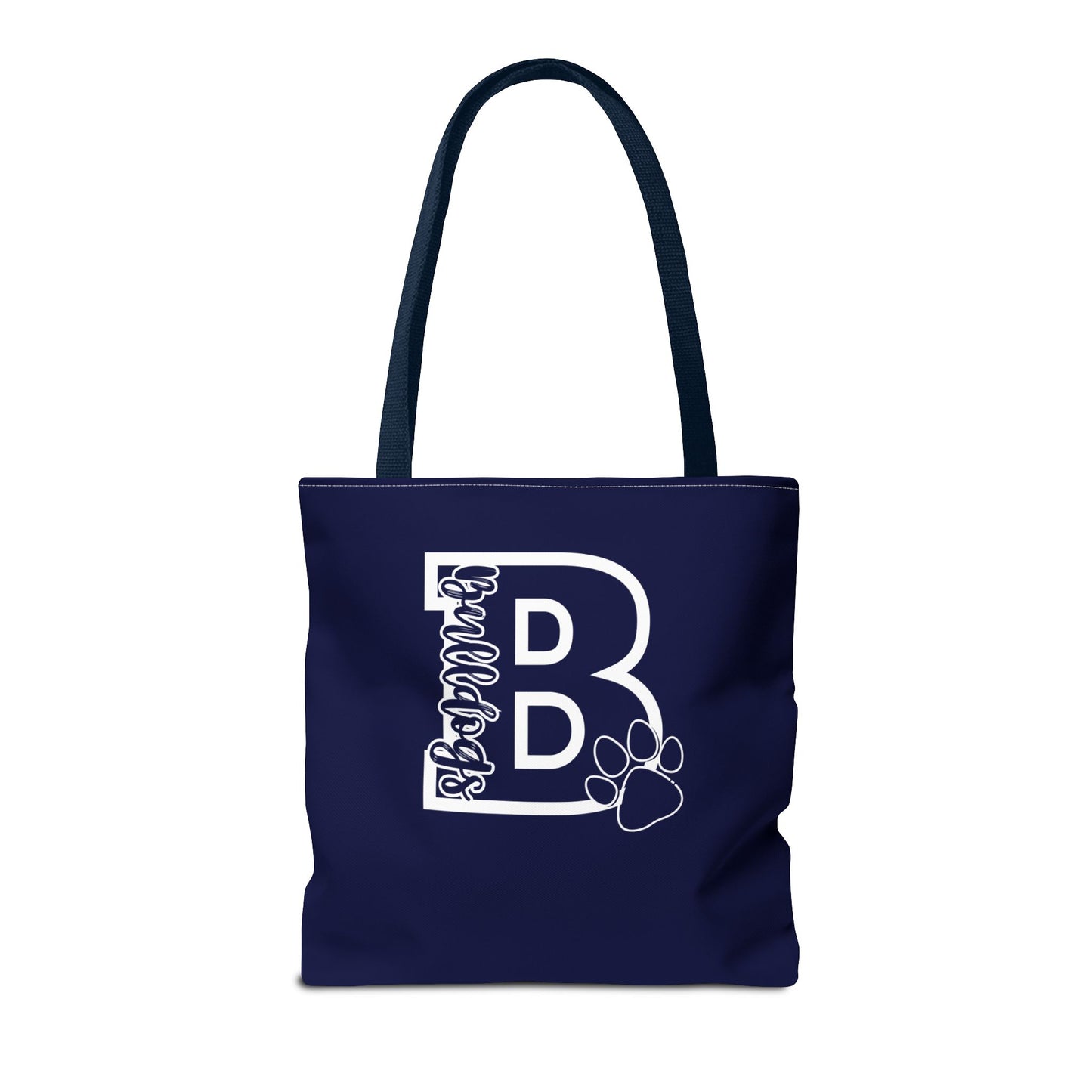 Big "B" Bulldogs Blue Tote Bag