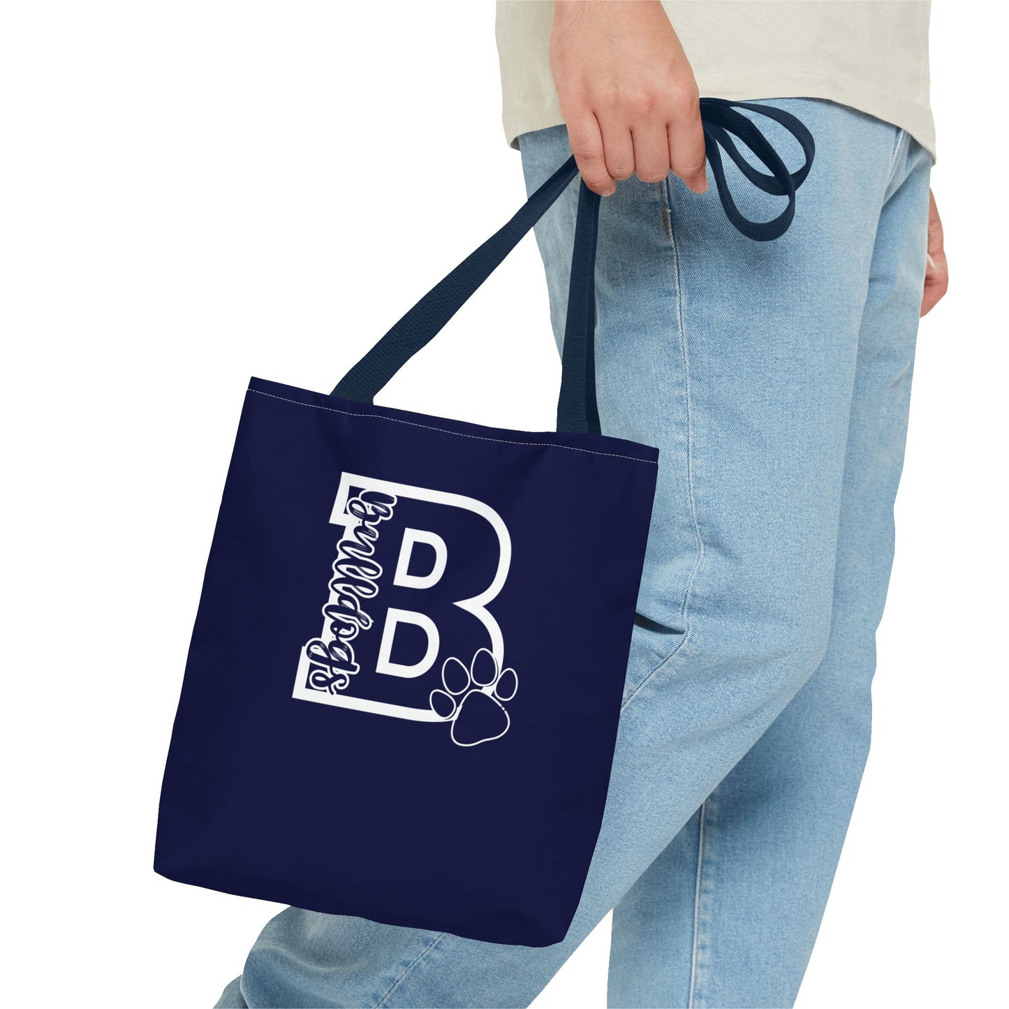 Big "B" Bulldogs Blue Tote Bag