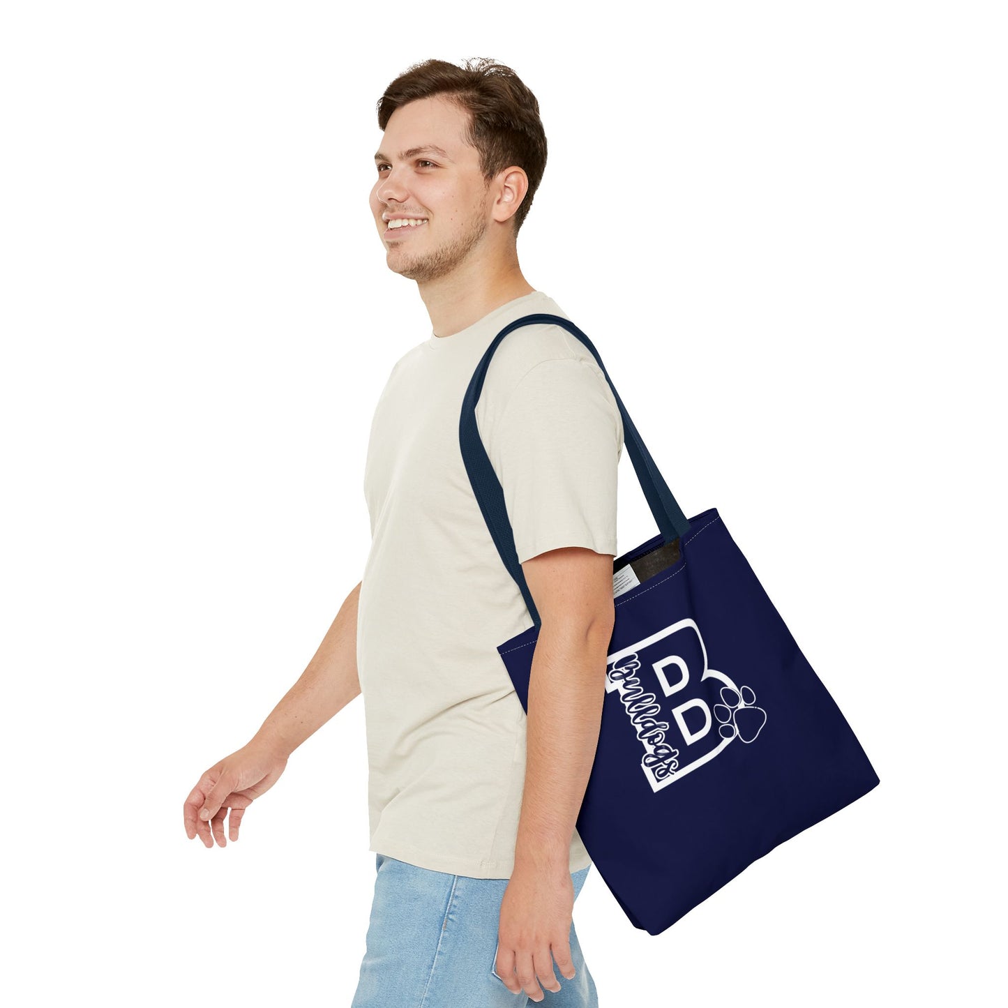 Big "B" Bulldogs Blue Tote Bag