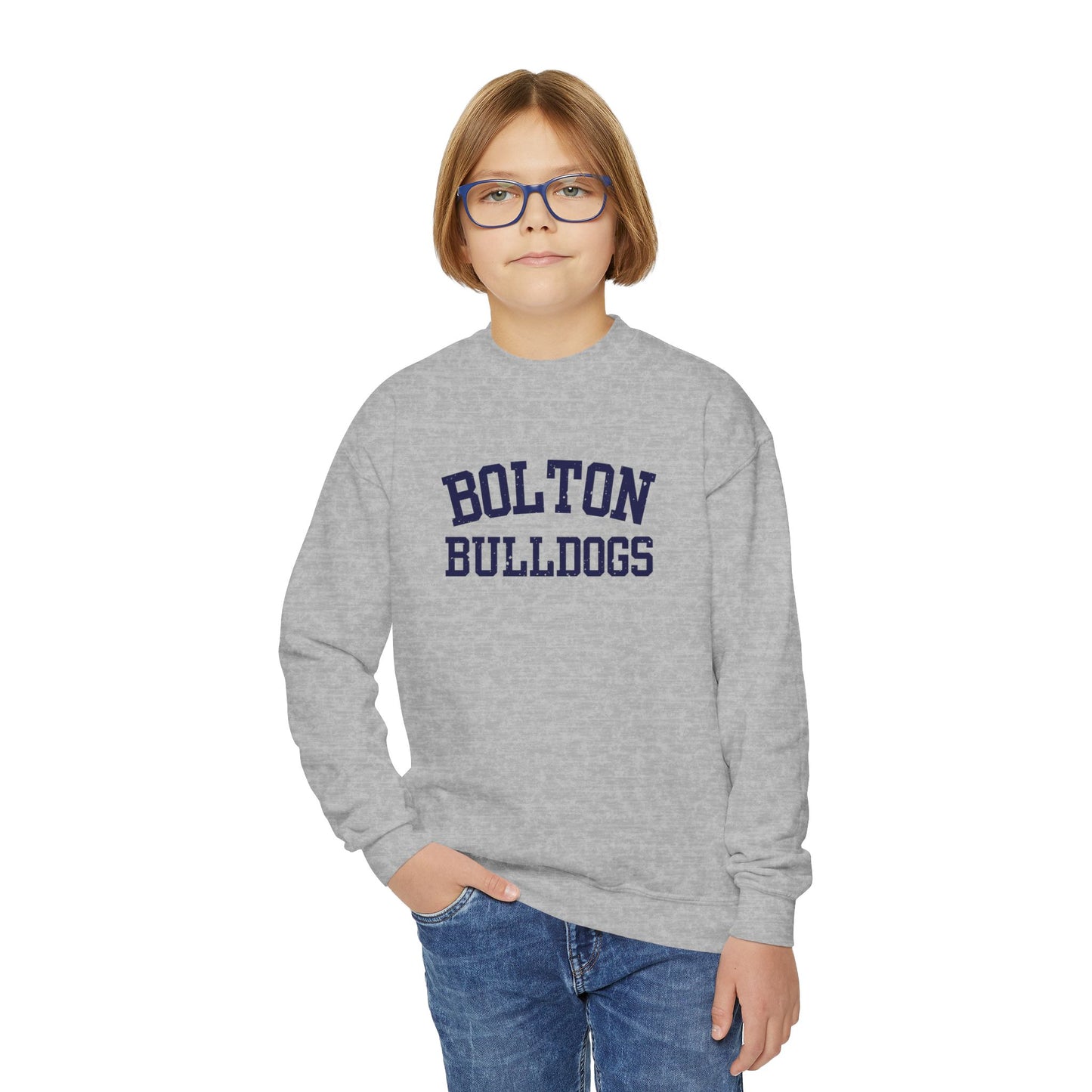 Vintage Bolton Bulldogs Kids Sweatshirt