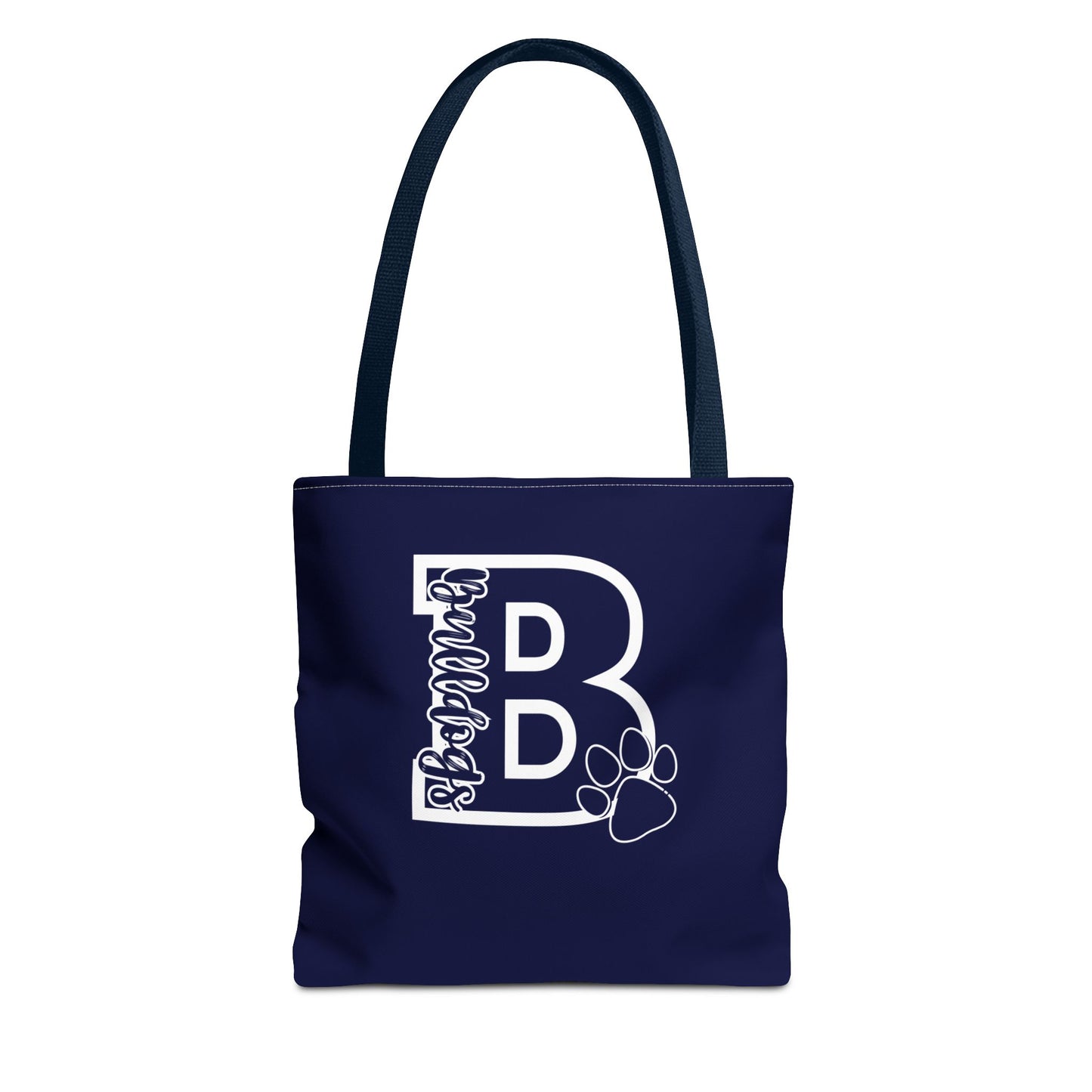 Big "B" Bulldogs Blue Tote Bag