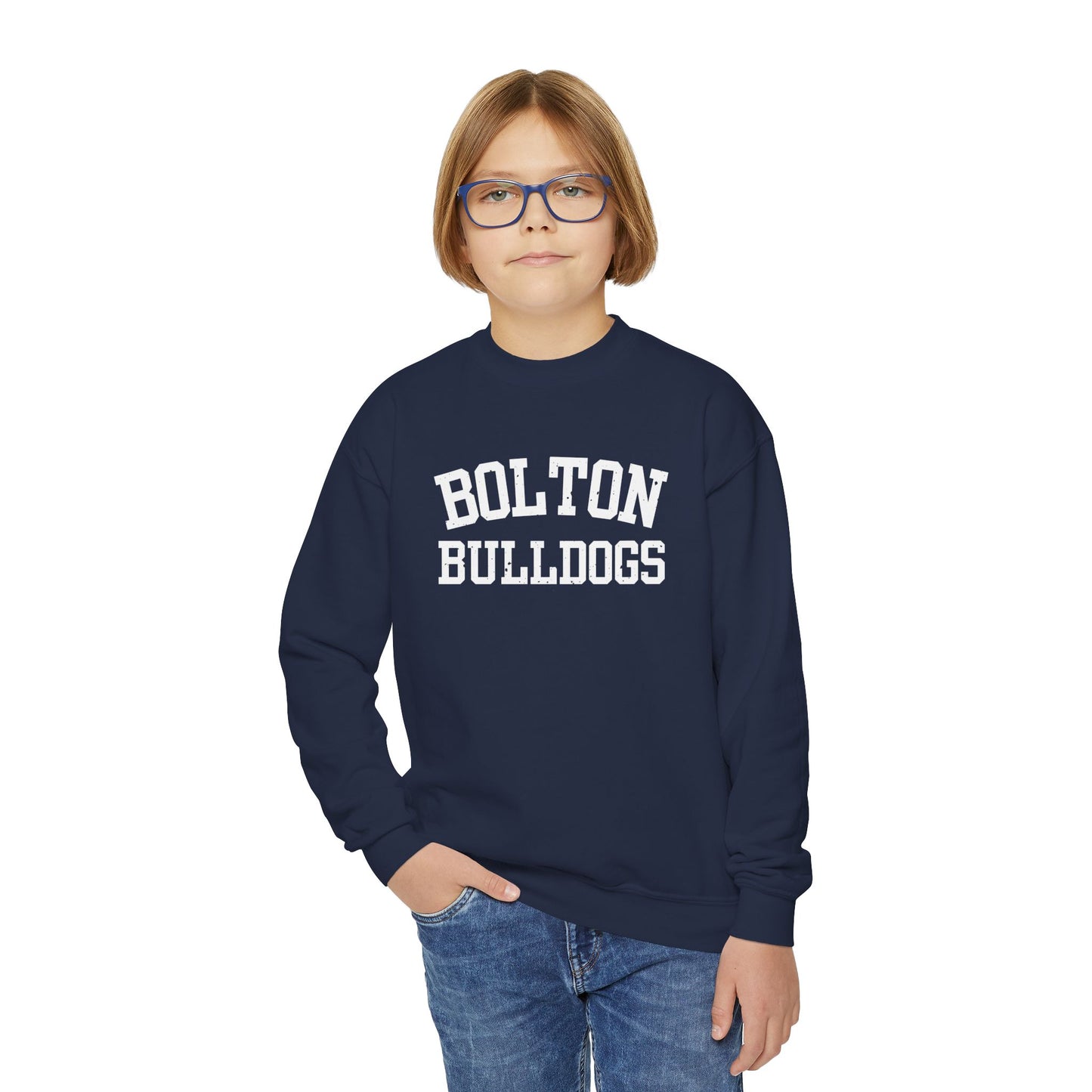 Kids Vintage Bolton Bulldogs Sweatshirt
