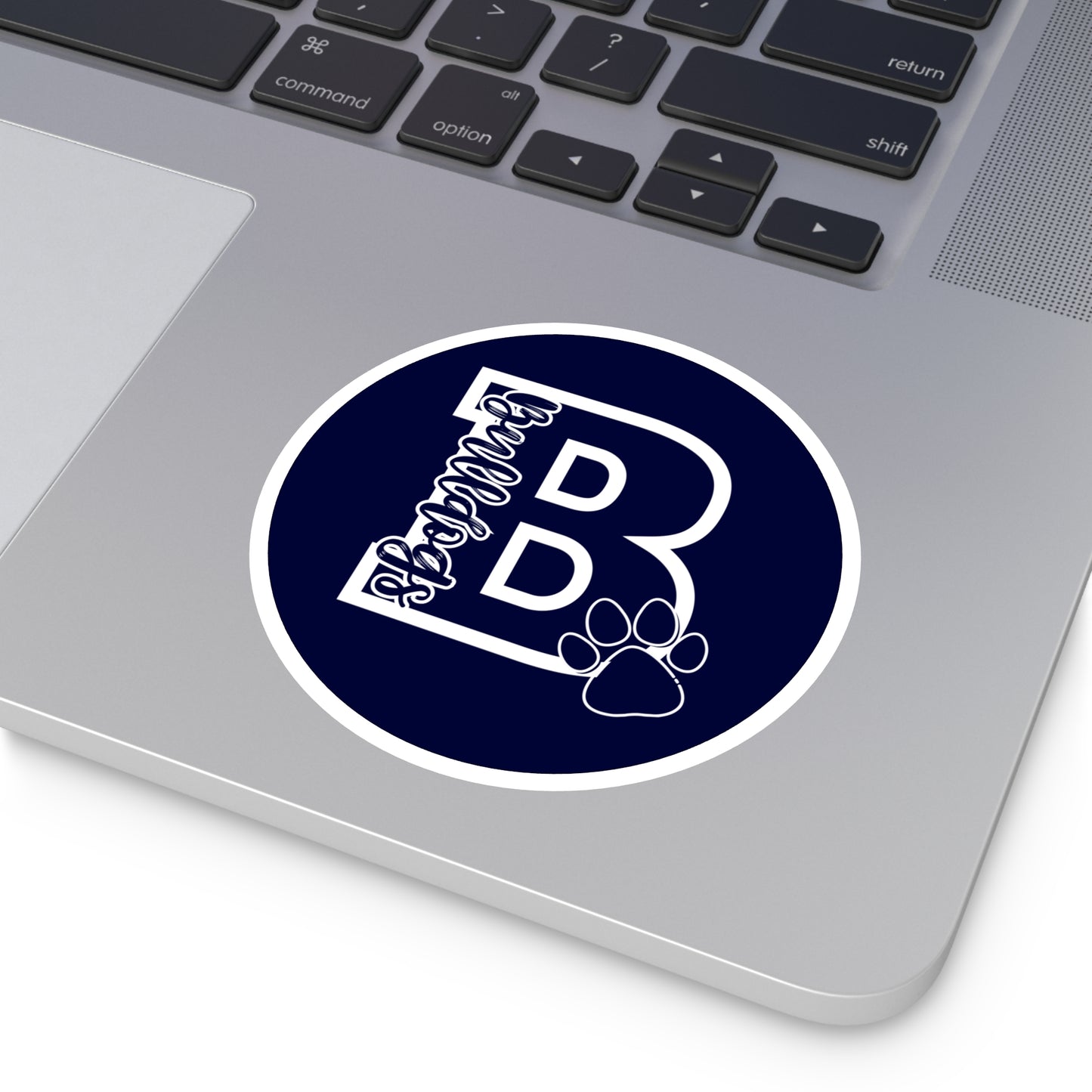 Big "B" Bulldogs Round Sticker