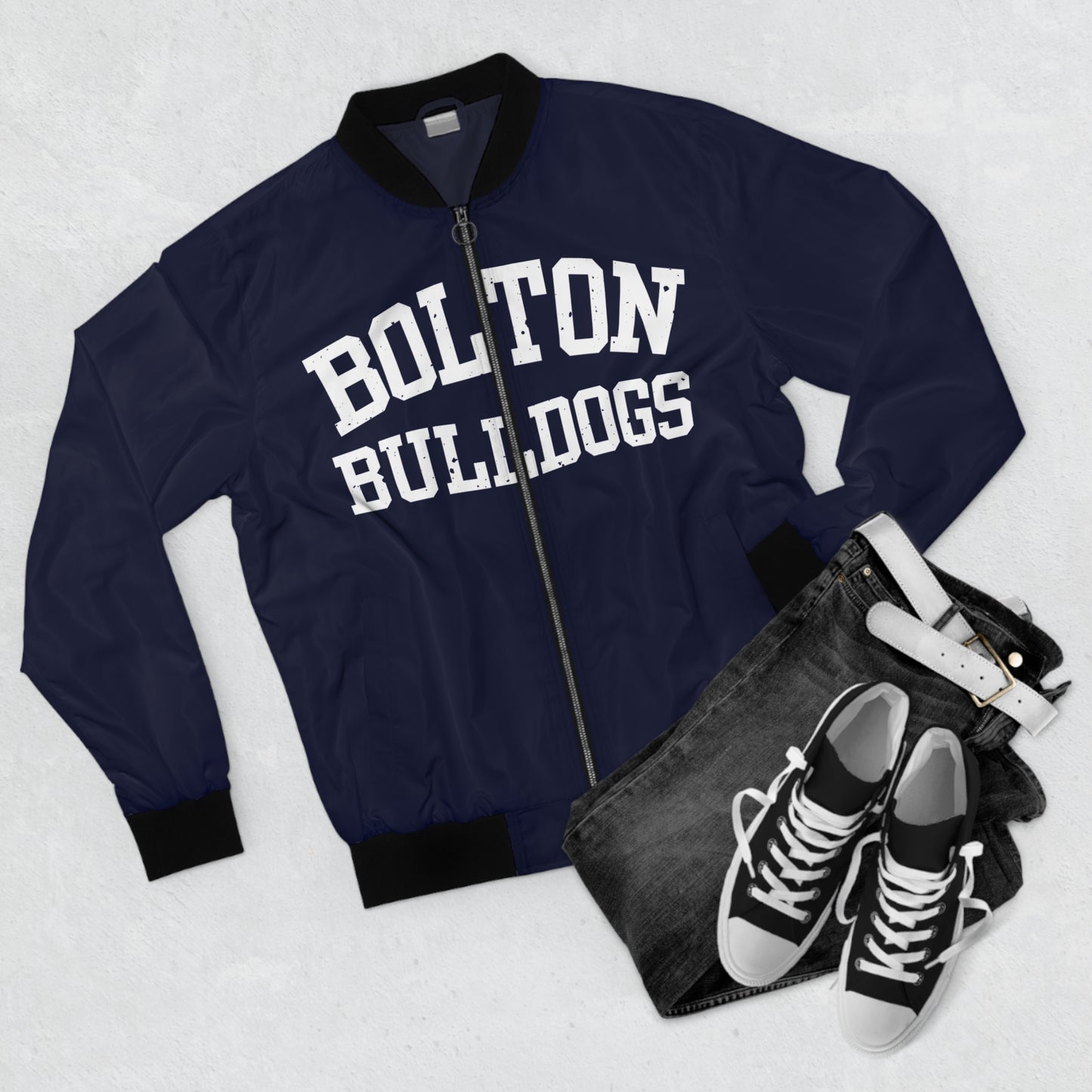 Vintage Bolton Bulldogs Bomber Jacket