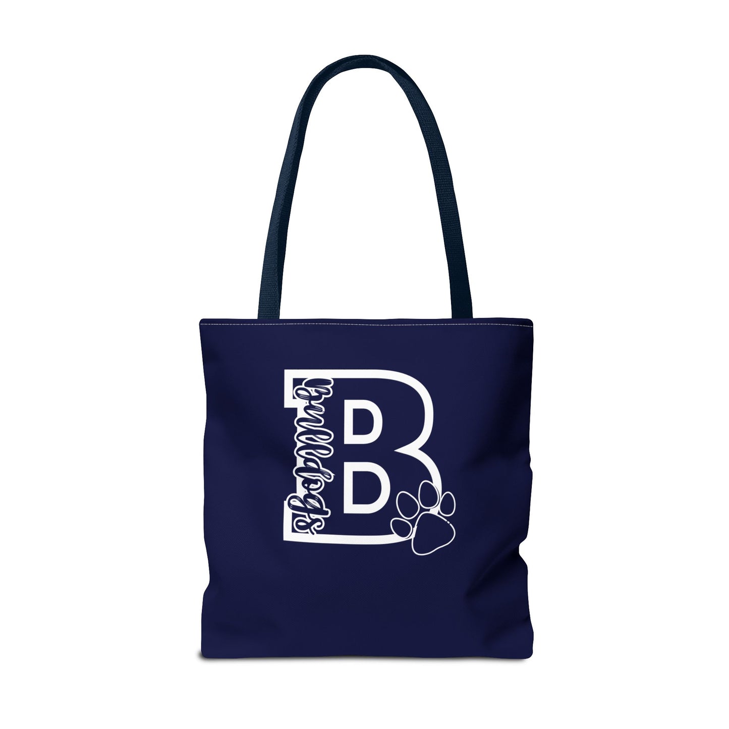 Big "B" Bulldogs Blue Tote Bag