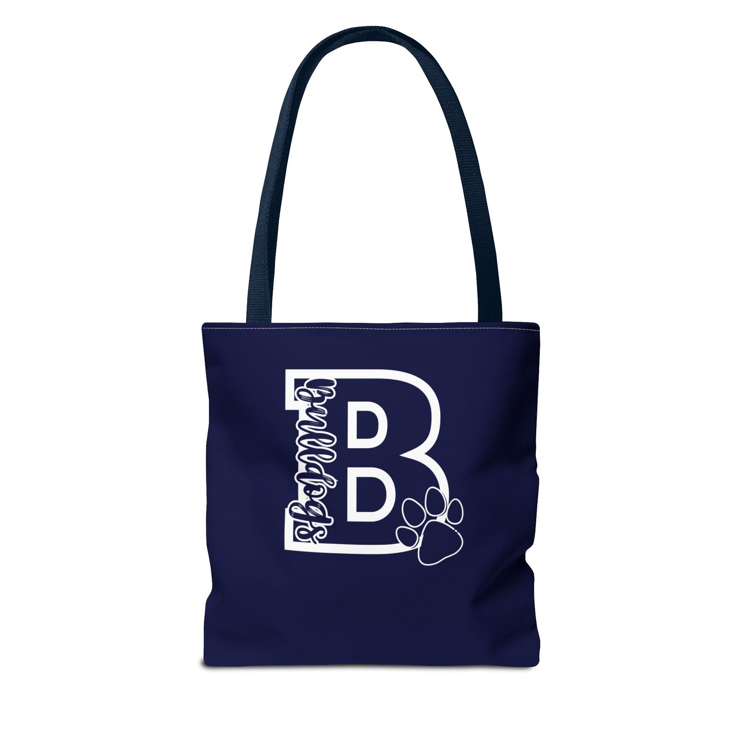 Big "B" Bulldogs Blue Tote Bag