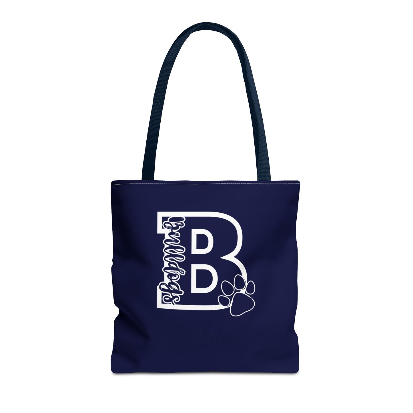 Big "B" Bulldogs Blue Tote Bag