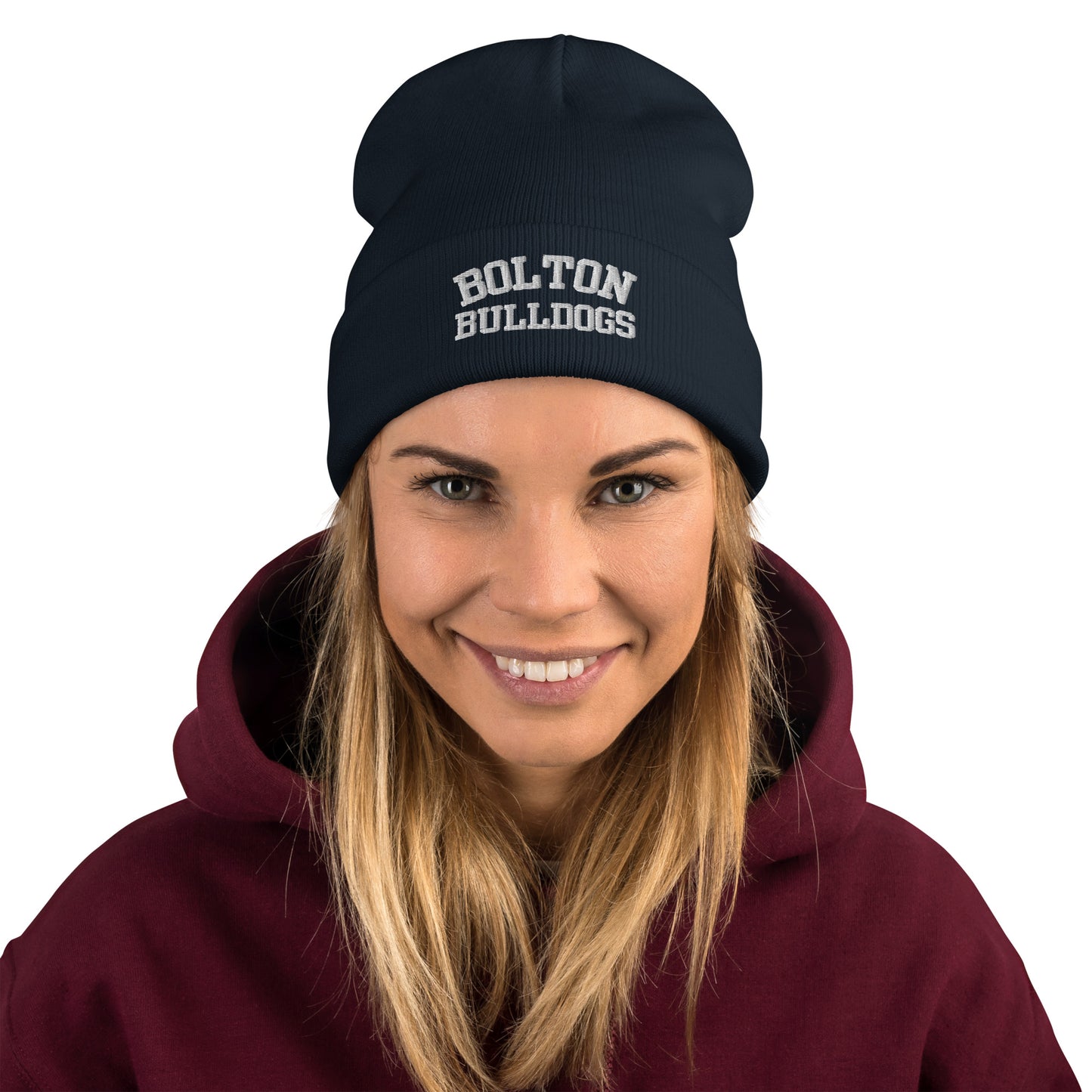 Bolton Bulldogs Embroidered Beanie