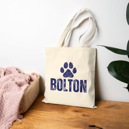 Vintage Bolton Paw Tote Bag